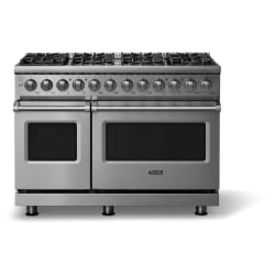 48 Inch Freestanding Dual Fuel Range  - 48"W. Dual Fuel Range; Eight Burners view