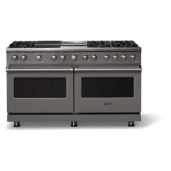 60 Inch Freestanding Dual Fuel Range  - 60"W. Dual Fuel Range; Six Burners with Griddle and Grill view