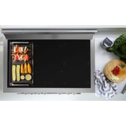 Cast Iron Grill/Griddle for Induction Top Ranges - Cast Iron Cooktop Grill for Induction Stove view