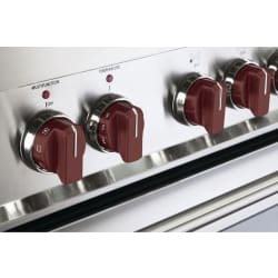 Color Knob Set for Designer Single Oven Induction Range - Burgundy - Color Knob Set view