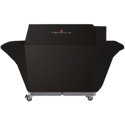 Black Polyester Grill Cover for Elite Cart ITC3 Pellet Grill - Black Polyester Grill Cover for Elite Cart ITC3 Pellet Grill view