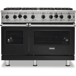 48 Inch Freestanding Gas Range  - 48 Inch Freestanding Gas Range with 8 Open Burners in Front View view