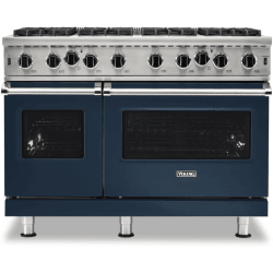 48 Inch Freestanding Gas Range - 48 Inch Freestanding Gas Range with 8 Open Burners in Front View view