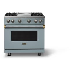36 Inch Freestanding Gas Range  - 36 Inch Gas Range; Four Burners with Griddle view
