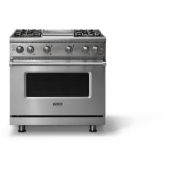 36 Inch Freestanding Gas Range  - 36 Inch Gas Range; Four Burners with Griddle view