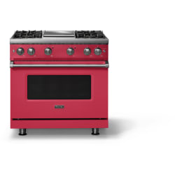 36 Inch Freestanding Gas Range  - 36 Inch Gas Range; Four Burners with Griddle view