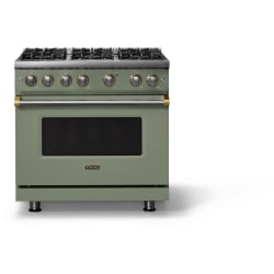 36 Inch Freestanding Gas Range  - 36 Inch Gas Range; Six Burners view