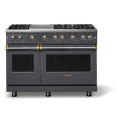 48 Inch Freestanding Gas Range  - 48-inch Gas Range; Six Burners with Griddle view