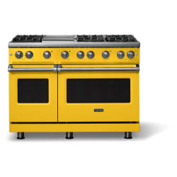 48 Inch Freestanding Gas Range  - 48-inch Gas Range; Six Burners with Griddle view