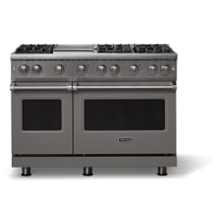 48 Inch Freestanding Gas Range  - 48-inch Gas Range; Six Burners with Griddle view