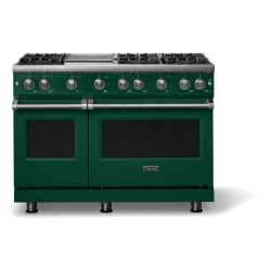 48 Inch Freestanding Gas Range  - 48-inch Gas Range; Six Burners with Griddle view