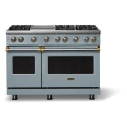 48 Inch Freestanding Gas Range  - 48-inch Gas Range; Six Burners with Griddle view