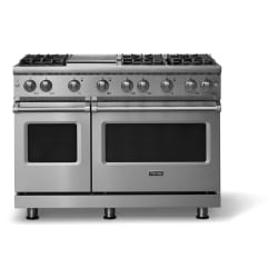 48 Inch Freestanding Gas Range  - 48-inch Gas Range; Six Burners with Griddle view
