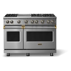 48 Inch Freestanding Gas Range  - 48-inch Gas Range; Six Burners with Griddle view