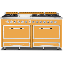 66 Inch Freestanding Dual Fuel Range  - 66 Inch Tuscany Dual Fuel Range with Griddle view
