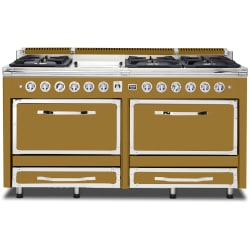 エクステンション 2~4人用 1920's UK Brenner ヴィンテージ Viking TVDR6616GGH 66 Inch Freestanding Dual Fuel Range with 6