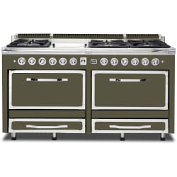 66 Inch Freestanding Dual Fuel Range  - 66 Inch Tuscany Dual Fuel Range with Griddle view