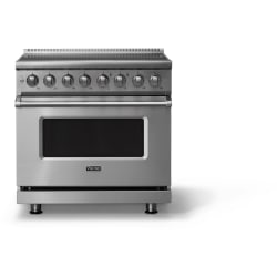36 Inch Freestanding Induction Range  - 36 Inch Induction Range with 6 Elements view