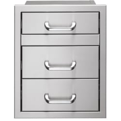 17 Inch Triple Storage Drawers - 17 Inch Triple Storage Drawers view