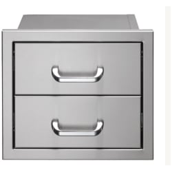 17 Inch Double Storage Drawers - 17 Inch Double Storage Drawers view