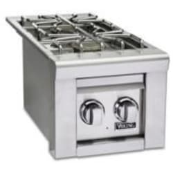 13 Inch Outdoor Double Side Burners - Front View view
