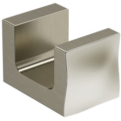 Single Robe Hook: Brushed Nickel - Single Robe hook in Brushed Nickel view