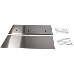 Backguard  - Backguard with Shelf - 48" Stainless Steel view