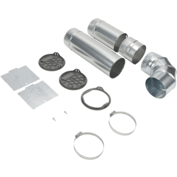 4-Way Vent Kit: Universal Midnight Gray - Front view
