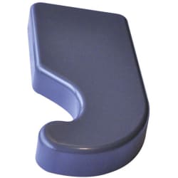 Left-Hand Hinge Cap in Grey - Grey Left-Hand Hinge Cap view