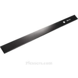 36 Inch Range Downdraft Vent Top Trim in Black, fits JXD7036YS - Black Top Trim view