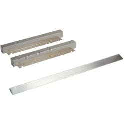 27 Inch Built-in Microwave Trim Kit in Stainless Steel fits JMDFS24GS - W11170223 Panel Kit view