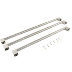 RISE™ Stainless Steel Handle Kit for 36 Inch French Door Bottom Mount Refrigerators - Handle Kit view