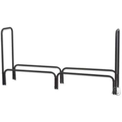 60 Inch Black Log Rack - Feature View view