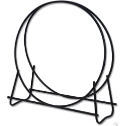 Black 40 Inch Diameter Log Hoop - Feature View view
