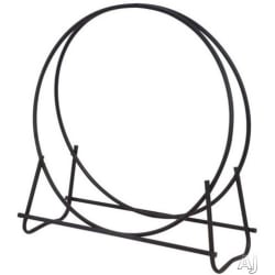 Black 48 Inch Diameter Log Hoop - Feature View view