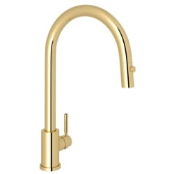 16 Inch Perin and Rowe Holborn Single Handle Deck Mounted Pull-Down Kitchen Faucet - Perrin & Rowe Holborn Single Hole Deck Mounted Pull-Down Kitchen Faucet view