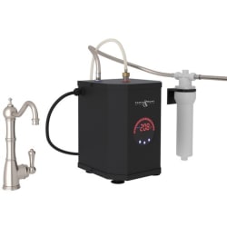 Perrin & Rowe Edwardian Column Spout Hot Water Faucet, Tank And Filter Kit - Full Kit view