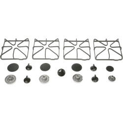 Gas Range Free-Standing 4 Burner Passover Kit - front view