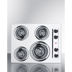 24 Inch Electric Cooktop  - 24" Wide 4-Burner Coil Cooktop view