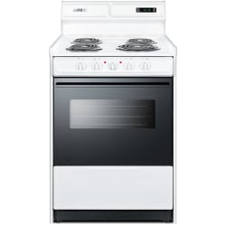 24 Inch Freestanding Electric Range  - 24 Inch Wide Electric Coil Top Range view