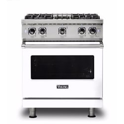 30 Inch Freestanding Professional Gas Range - Front View view