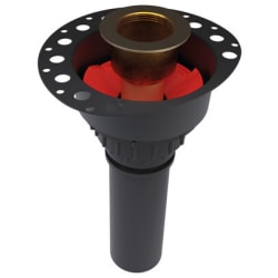 Freestanding Bathtub Island Drain for Sub-Floor Installation Box: Black - Freestanding Bathtub Island Drain for Sub-Floor Installation Box in Black view