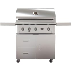 36 Inch Grill Cart  - 36-Inch Stainless Steel Grill Cart view