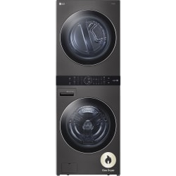 27 Inch Smart Gas Wash Tower  - Single Unit Front Load LG WashTower™ with Center Control™ 4.5 cu. ft. Washer and 7.4 cu. ft. Gas Dryer view