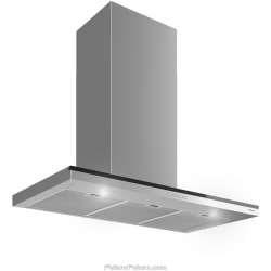 36 Inch Wall Mount Range Hood  - 36 Inch Linea Wall Mount Range Hood in Angled View view