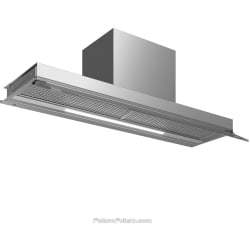 Insert Range Hood  - 48 Inch Flipper Insert Range Hood in Angled View view