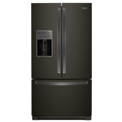 36 Inch French Door Refrigerator - Black Stainless Steel view