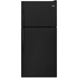 30 Inch Top Freezer Refrigerator - Black view