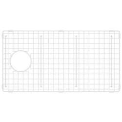 Wire Sink Grid for Kitchen Sink: Biscuit - Wire Sink Grid for ALUM3019WS Kitchen Sink in Biscuit view