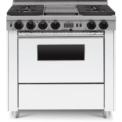 36 Inch Freestanding Dual Fuel Range  - 36 Inch Freestanding Dual Fuel Range with 4 Sealed Burners view